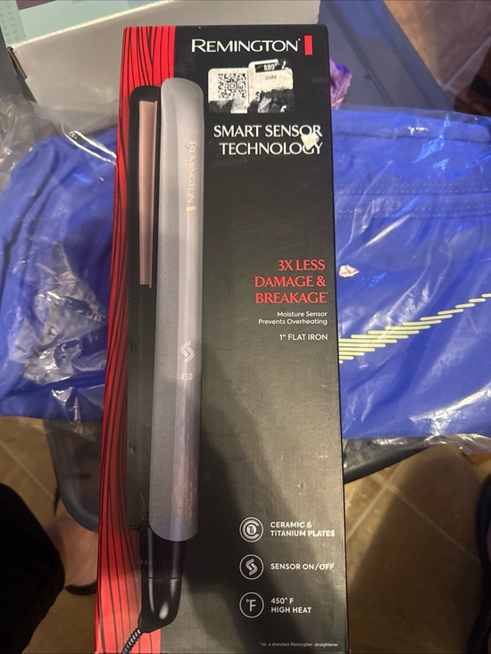 Remington Other - Remington Silver and Black Smart Sensor Flat Iron